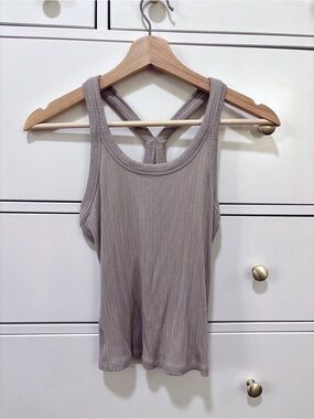 Lululemon Ebb to Street Tank Top (Taupe, size 2)